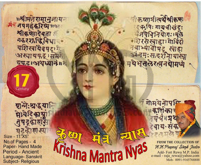 Krishna Mantra Nyas 2