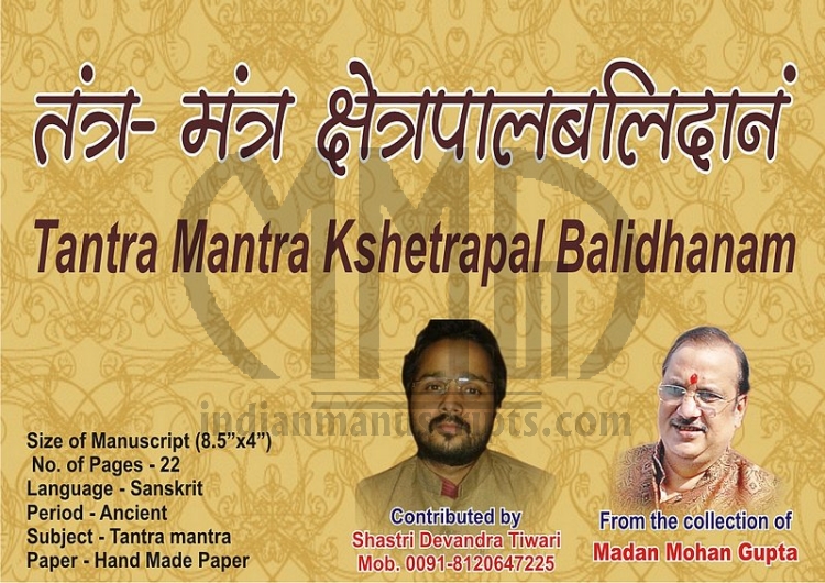 Tantra & Mantra Kshetrapal Balidaanam
