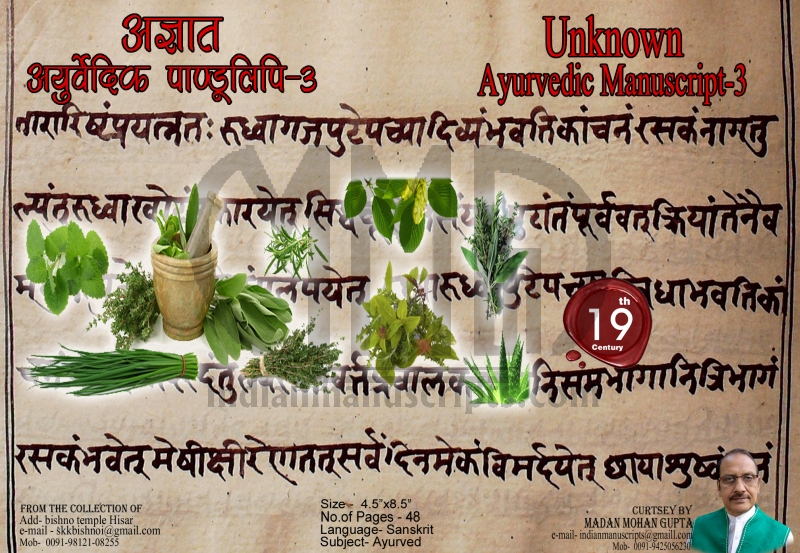 Unknown Ayurvedic Manuscript 3
